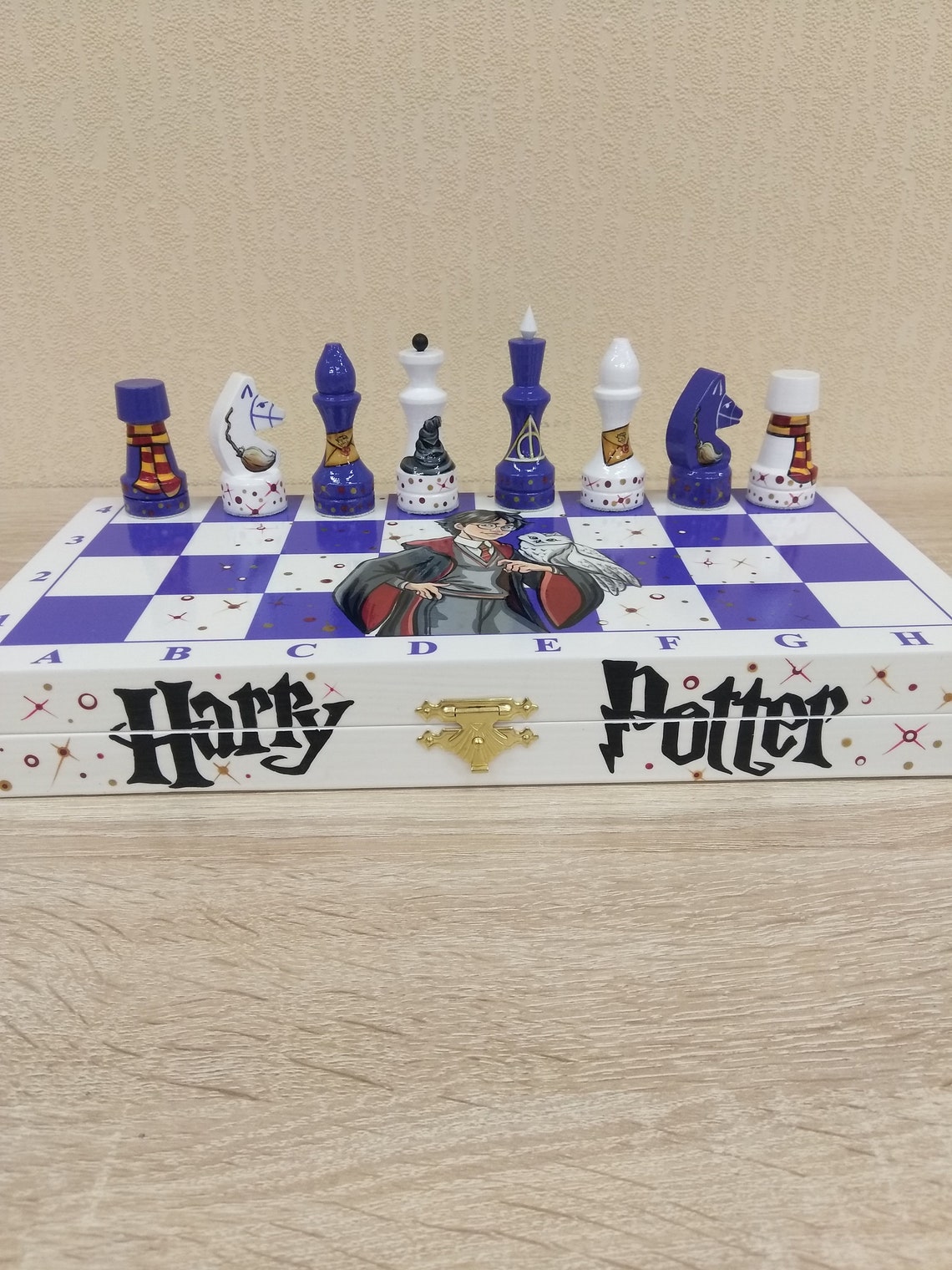 Harry Potter Themed Chess Set Etsy