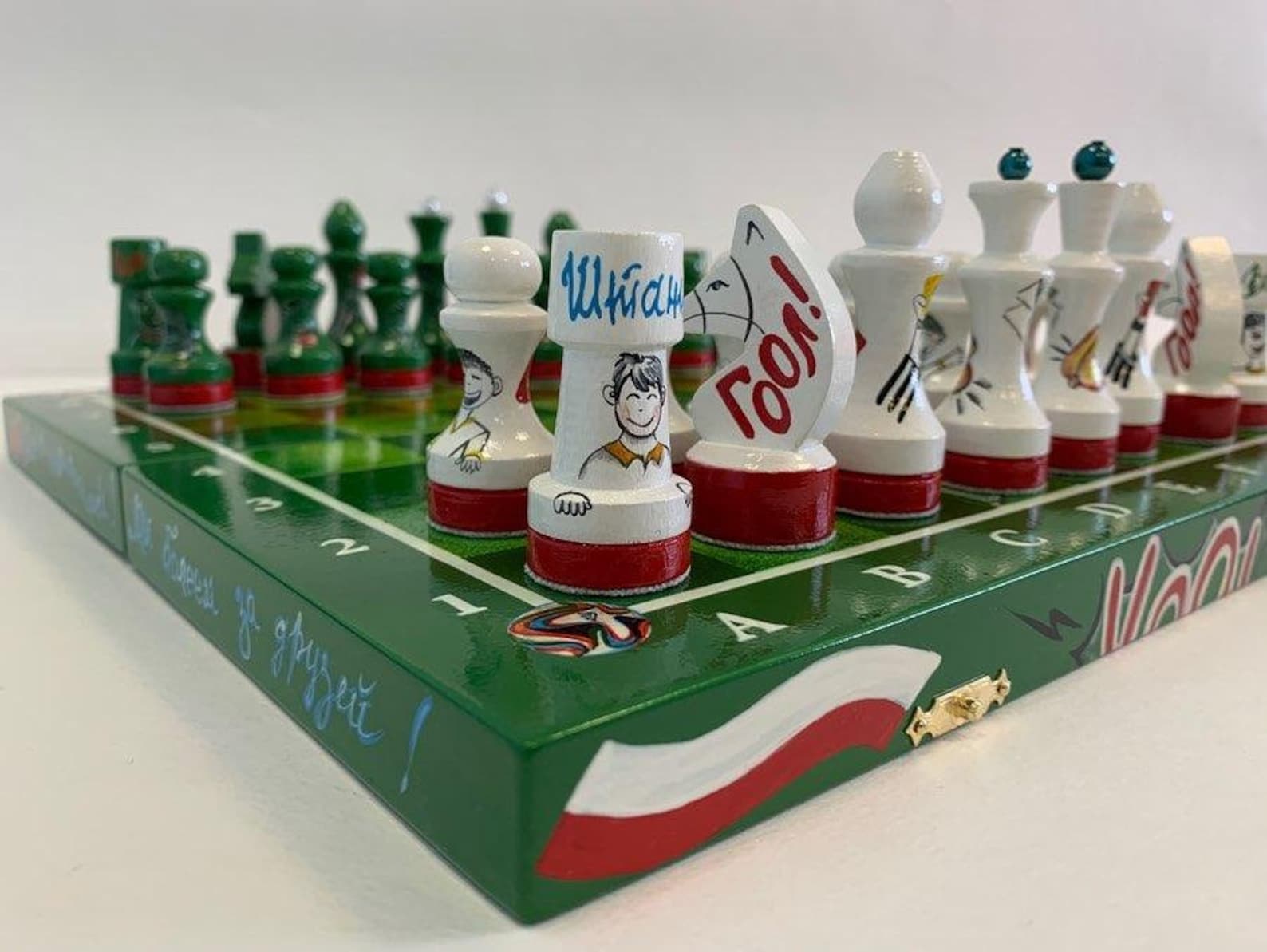 Football Chess Set Etsy