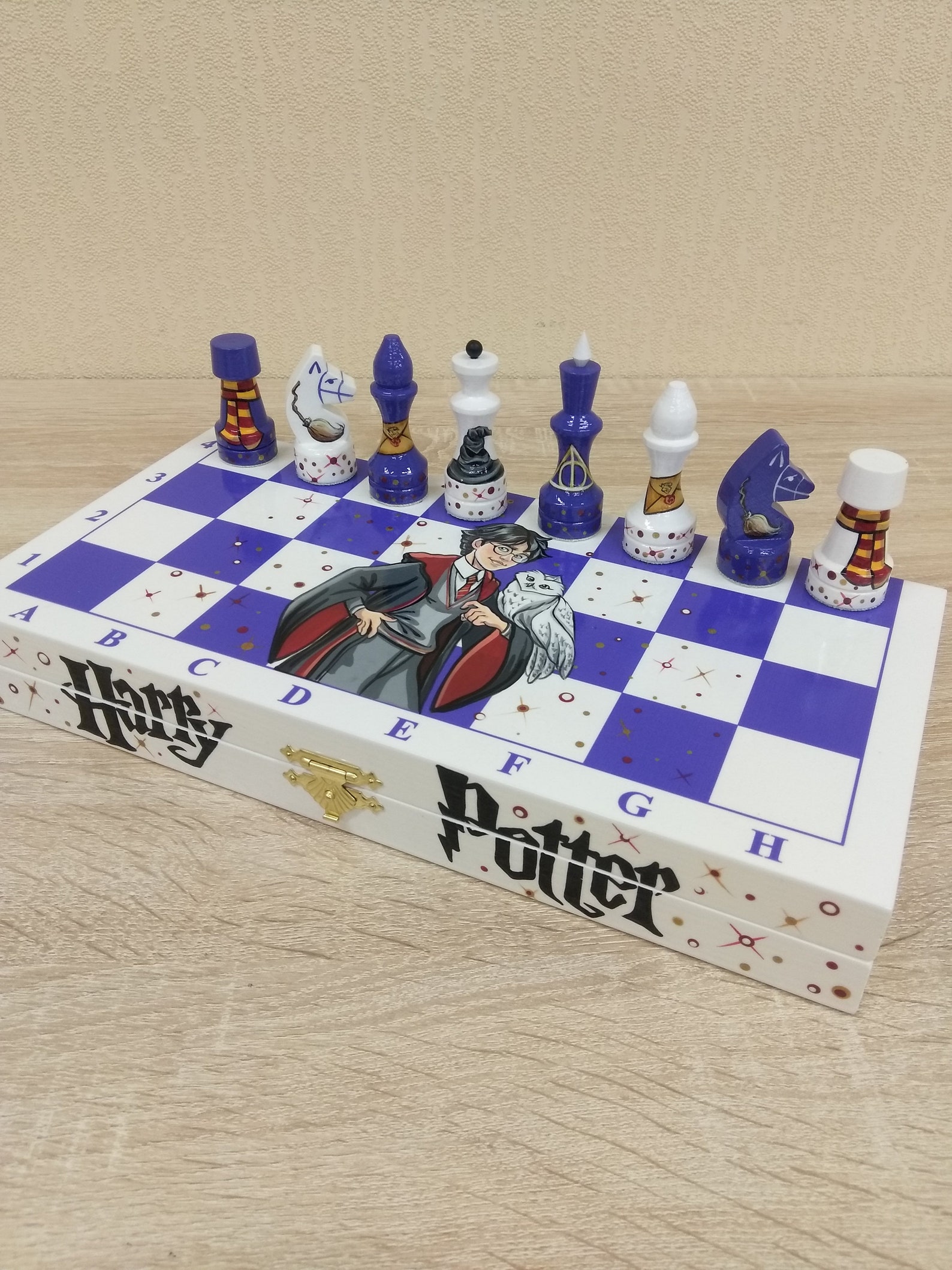 Harry Potter Themed Chess Set Etsy