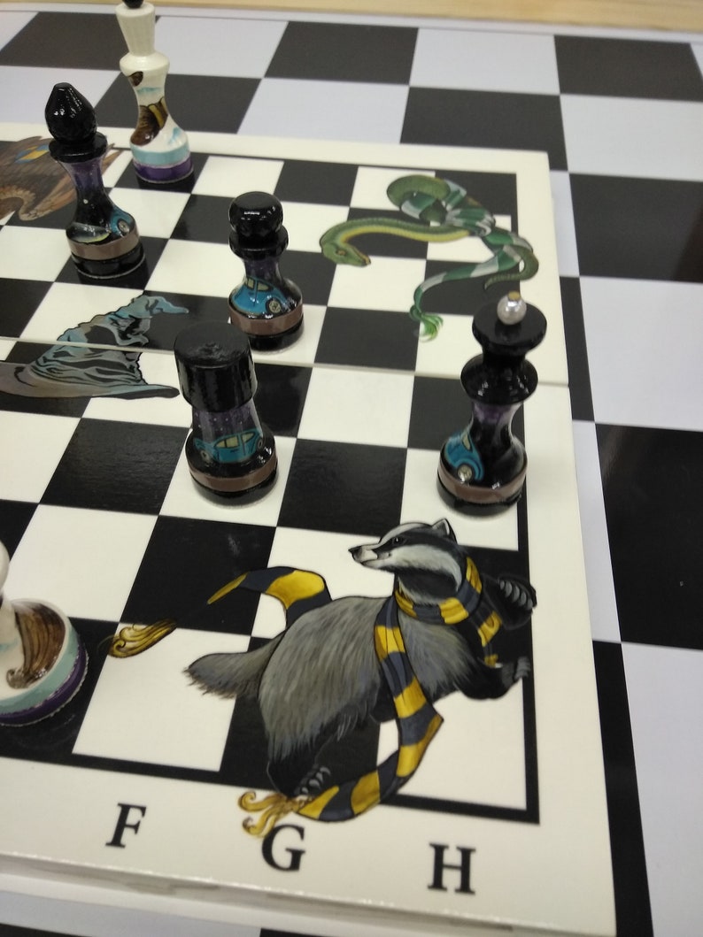 Harry Potter Themed Chess Set | Etsy