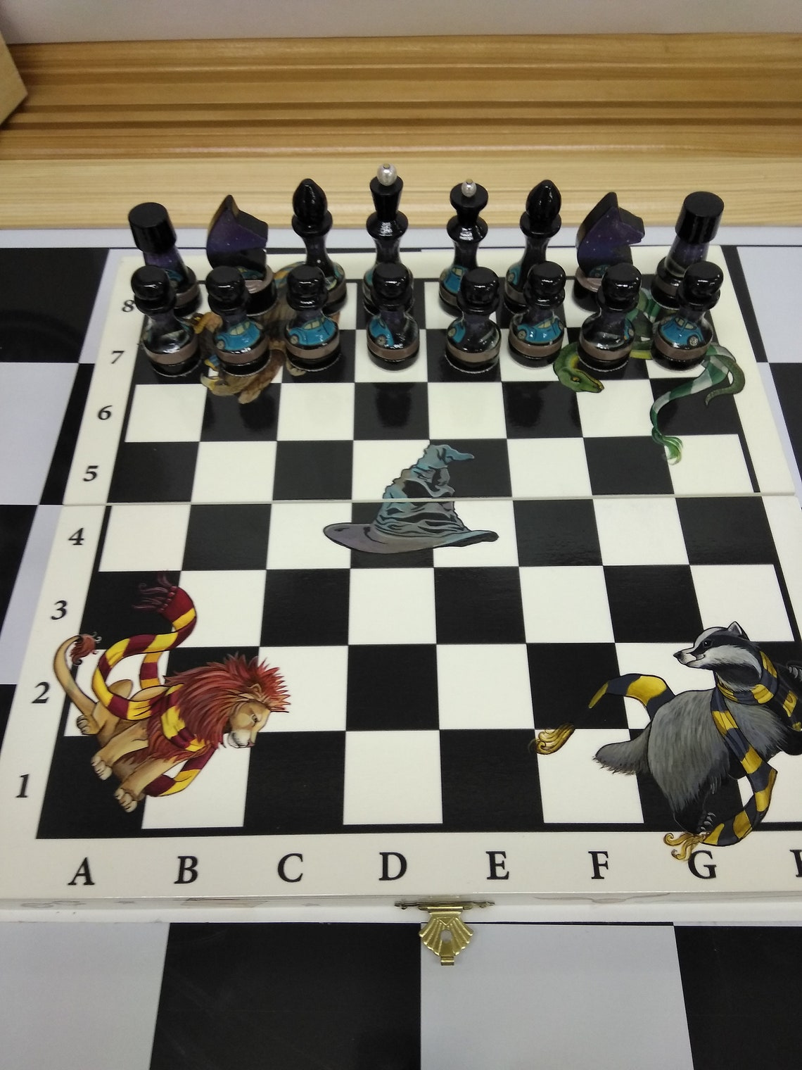 Harry Potter Themed Chess Set Etsy