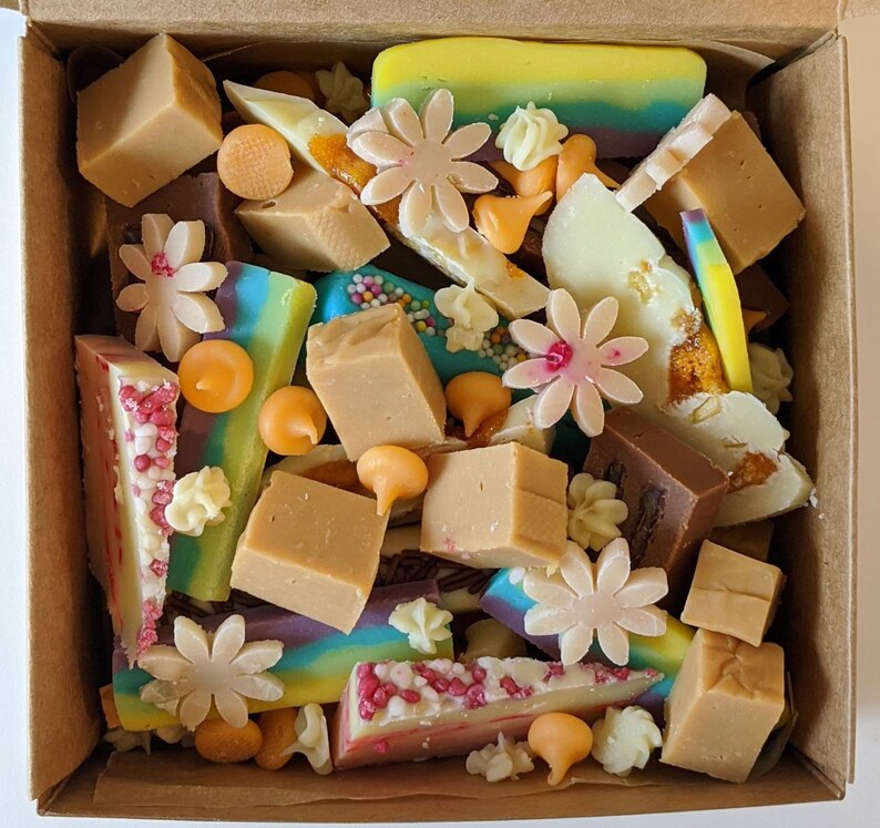 MIXED BOX of Homemade Fudge Gift or Treat 300g or 500g Etsy