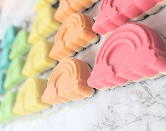 Rainbow Fudge, single or set of 6. Choose your colour and flavour and enjoy!