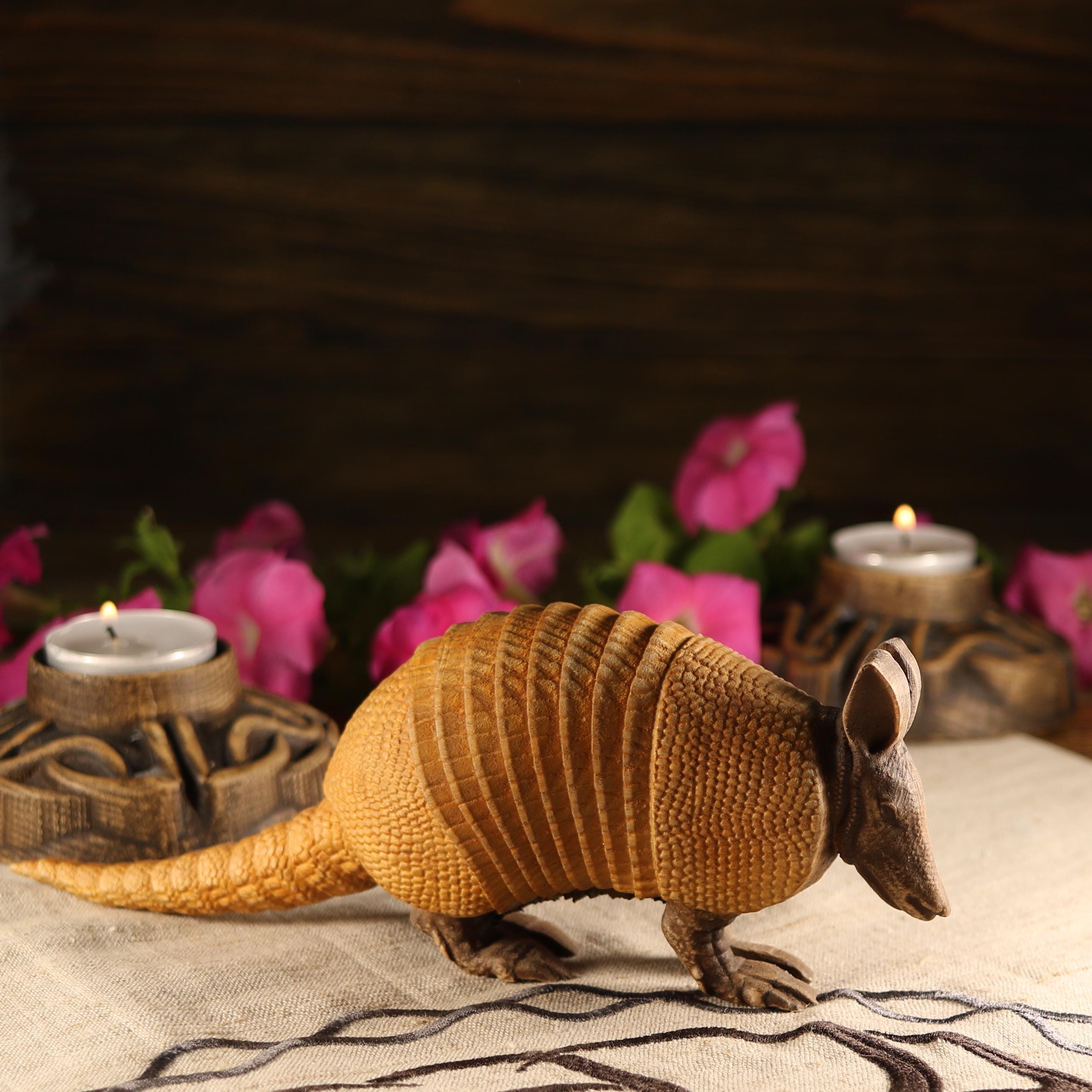 アルマジロの置物：テキサスの動物像 - Etsy 日本