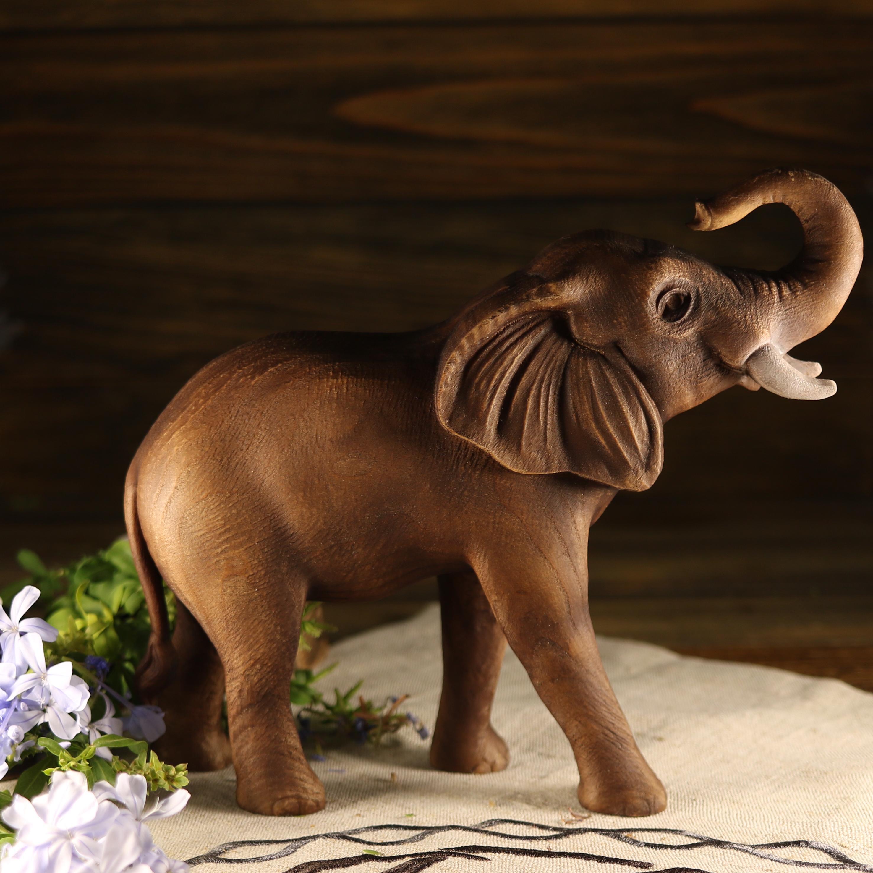 Elephant Figurine: African Decor - Etsy 日本