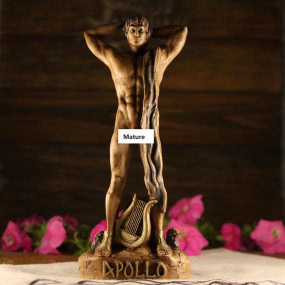 Apollo Statue: Greek Mythology Decor