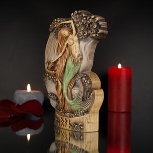 Ran, Norse Goddess Sea Goddess Asatru Norse Statue Woden Statue Sea ...