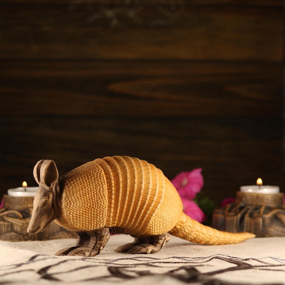 アルマジロ剥製 置物 インテリア 置き物 哺乳類 被甲目 標本 オブジェ 珍獣