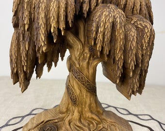 Sculpture en bois de saule, cadeau personnalisé du 9e anniversaire pour femme, décor païen celtique