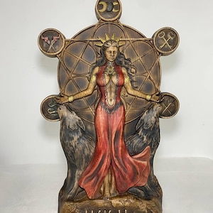 Hecate Statue: Greek Goddess Altar Decor