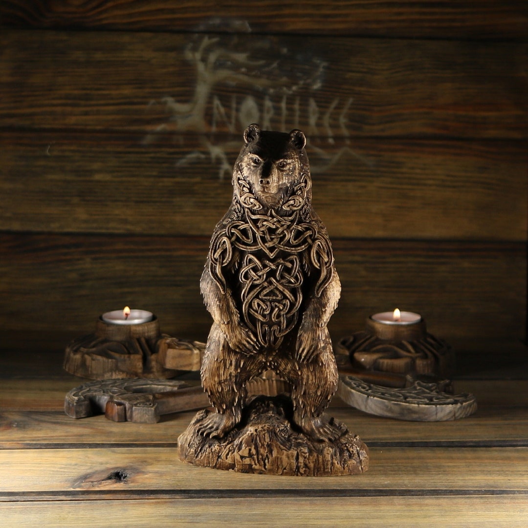 Celtic Bear, Bear Sculpture, Gaulish, Celtic Goddess, Bear Statue ...
