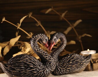 ナイジェリアアンティーク　鳥がモチーフになった芸術的な特大の木彫り彫刻 フェニックス像 木彫り 神話の生き物 : ギリシャ神話 火の鳥 アート