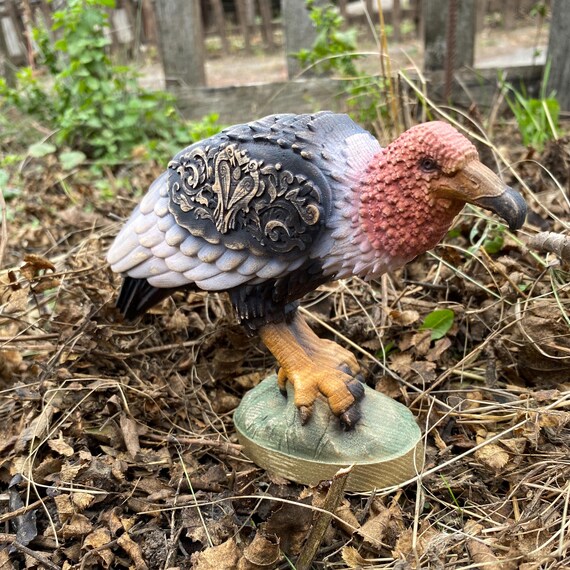 Vulture Statue: African Bird of Prey Art - Etsy