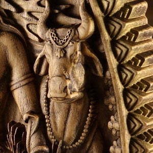 Estatua de Shiva, Señor Shiva, dioses hindúes, arte hindú Siva estatuas hindúes Om namah shivay Trishula deidad hindú Rudra decoración hindú altar hindú imagen 7