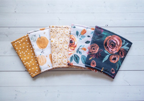 Fall Fabric Coffee Sleeves