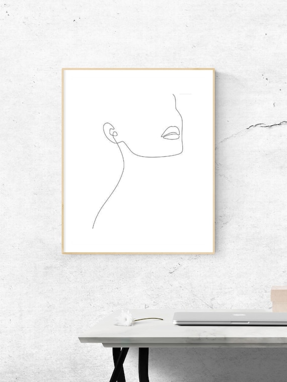 Simple line sale art