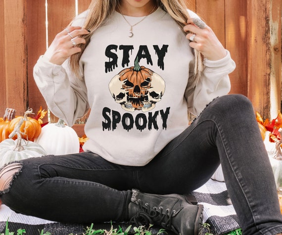 Stay Spooky Shirt, Scary Pumpkin Shirt, Spooky Vi… - image 1