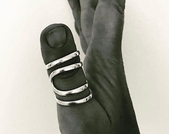 Handmade Arthritis Ring, Brass Adjustable Splint, Therapeutic Jewelry