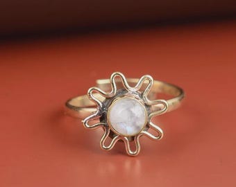 Handcrafted Sterling Silver Toe Ring – Antique Floral, Adjustable Fit