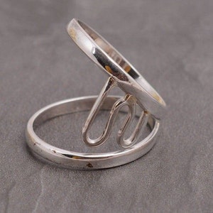 Thumb Splint 925 Silver Ring, MCP Hyperextension Splint, Arthritis Rings, Trigger splint Ring, Adjustable Arthritis Ring, EDS Splint Ring