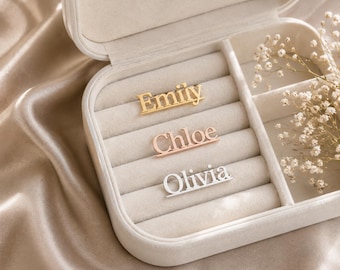 Personalized Name Brooch • Custom Initial Pin • Monogram Gift • Gift For Him And Her.