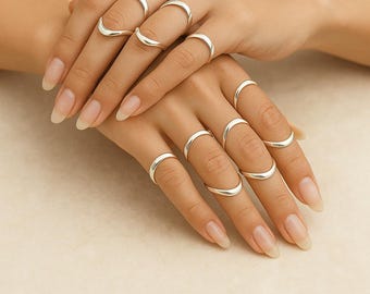 Férula de plata para artritis, soporte para desviación lateral, anillo EDS, férula para dedo en martillo, férula para deformidad en ojal, férula para dedo en gatillo