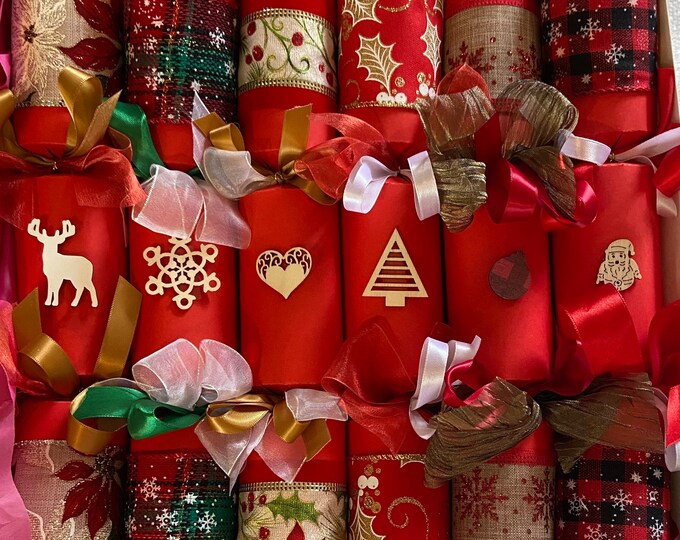 Luxury Christmas Crackers, Individually Handmade With Quality