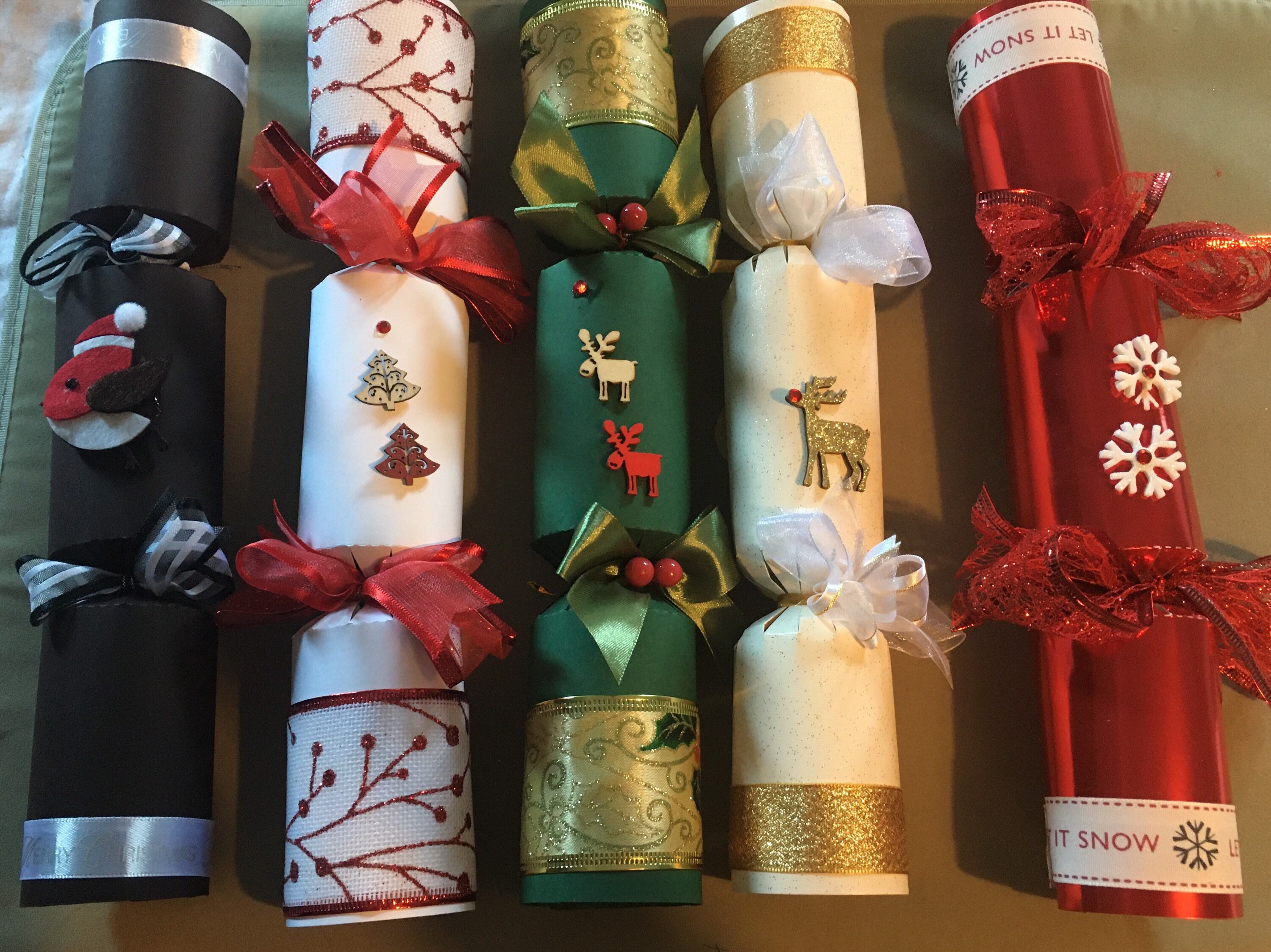 Luxury handmade Christmas crackers Etsy