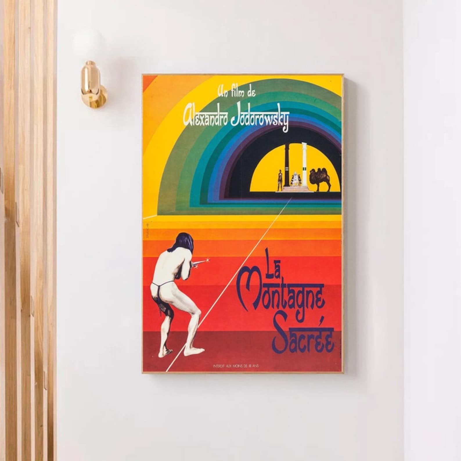 The Holy Mountain Movie Canvas Poster Unframe Etsy