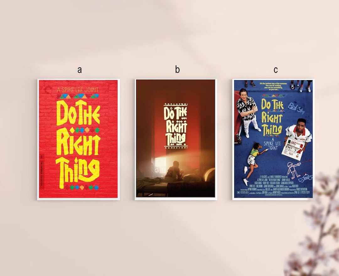 Do the Right Thing 1989 Classic Movie Canvas Poster Unframe 8''x12'',12 ...