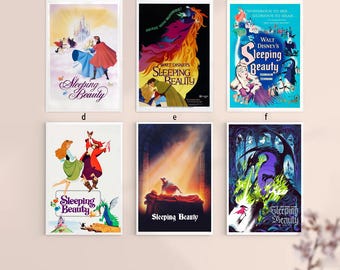 Póster de la película clásica "La Bella Durmiente" (1959), sin marco, 8 x 12 pulgadas, 12 x 18 pulgadas, 14 x 21 pulgadas, 16 x 24 pulgadas, 20 x 30 pulgadas, 24 x 36 pulgadas