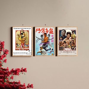 Enter the Dragon Movie Canvas Poster UNFrame 8&#39;&#39;x12&#39;&#39;,12&#39;&#39;x18&#39;&#39;,14&#39;&#39;x21&#39;&#39;,16&#39;&#39;x24&#39;&#39;,20&#39;&#39;x30&#39;&#39;,24&#39;&#39;x36&#39;&#39;