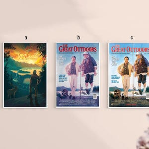 The Great Outdoors 1988 Movie Poster  Movie Canvas Poster UNFrame 8&#39;&#39;x12&#39;&#39;,12&#39;&#39;x18&#39;&#39;,14&#39;&#39;x21&#39;&#39;,16&#39;&#39;x24&#39;&#39;,20&#39;&#39;x30&#39;&#39;,24&#39;&#39;x36&#39;&#39;