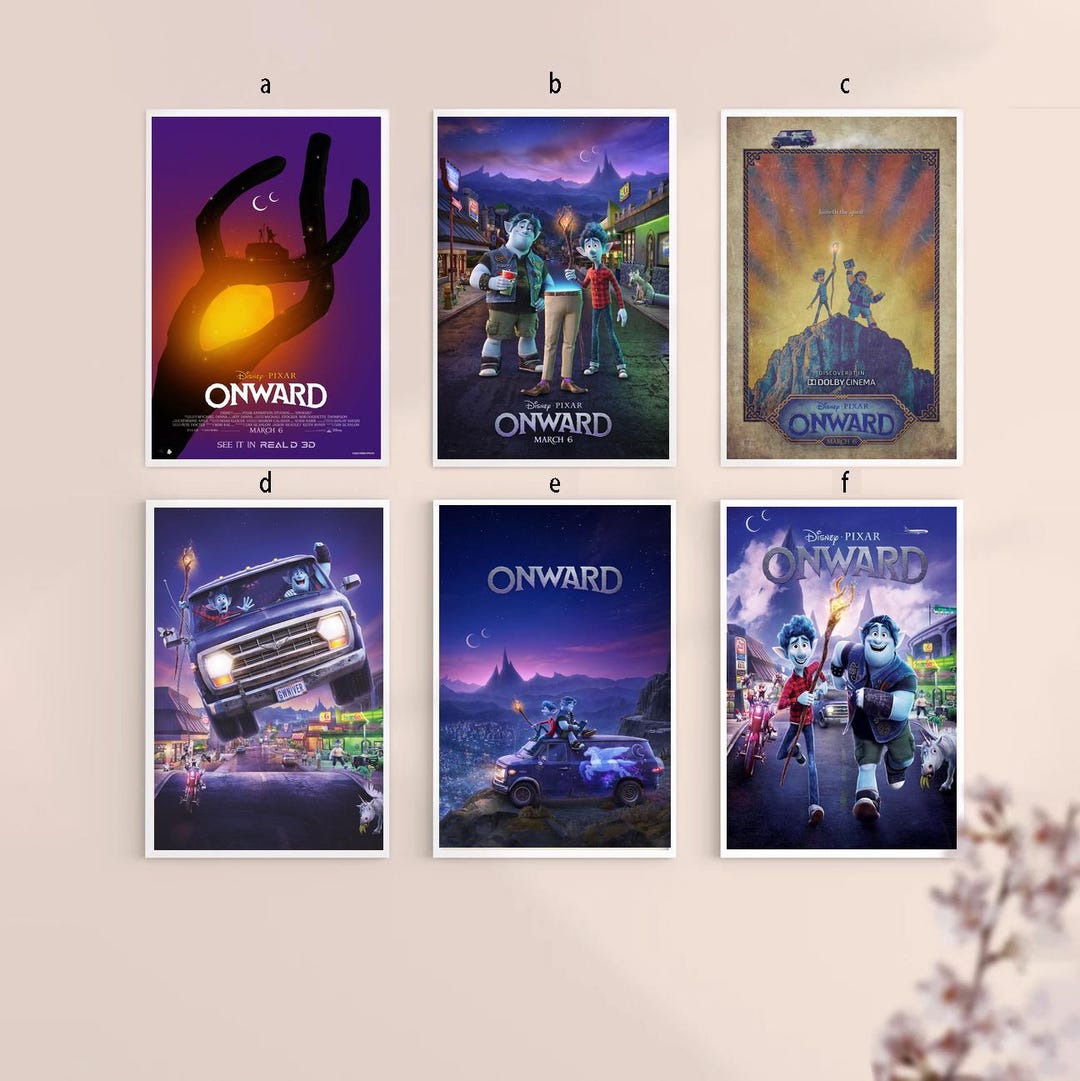 Onward 2020 Anime Movie Classic Film Canvas Poster Unframe 8''x12'',12 ...