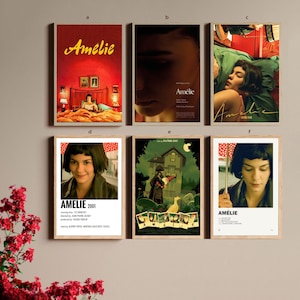 Póster de película clásica Amelie, lienzo sin marco, 8&#39;&#39; x 12&#39;&#39;, 12&#39;&#39; x 18&#39;&#39;, 14&#39;&#39; x 21&#39;&#39;, 16&#39;&#39; x 24&#39;&#39;, 20&#39;&#39; x 30&#39;&#39;, 24&#39;&#39; x 36&#39;&#39;