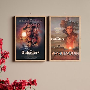 The Outsiders Movie Classic Film Canvas Poster UNFrame 8''x12'',12''x18'',14''x21'',16''x24'',20''x30'',24''x36''
