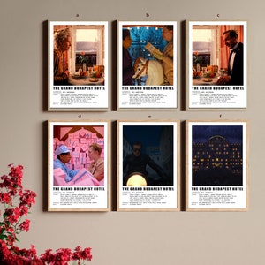 The Grand Budapest Hotel Classic Movie Canvas Poster UNFrame 8&#39;&#39;x12&#39;&#39;,12&#39;&#39;x18&#39;&#39;,14&#39;&#39;x21&#39;&#39;,16&#39;&#39;x24&#39;&#39;,20&#39;&#39;x30&#39;&#39;,24&#39;&#39;x36&#39;&#39;