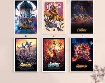 直筆サイン入りアベンジャーズ インフィニティ・ウォー ポスター COA