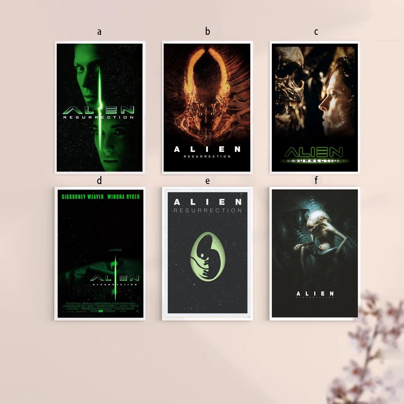 Alien Resurrection 1997 Movie Classic Film Canvas Poster Unframe 8''x12 ...