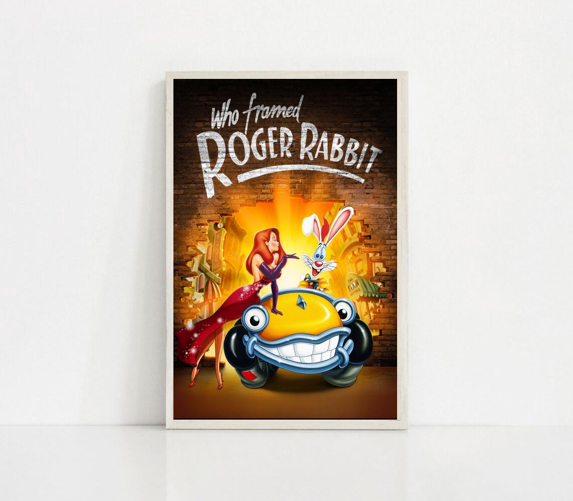 Who Framed Roger Rabbit 1988 Movie Classic Film Canvas Poster Unframe 8 ...