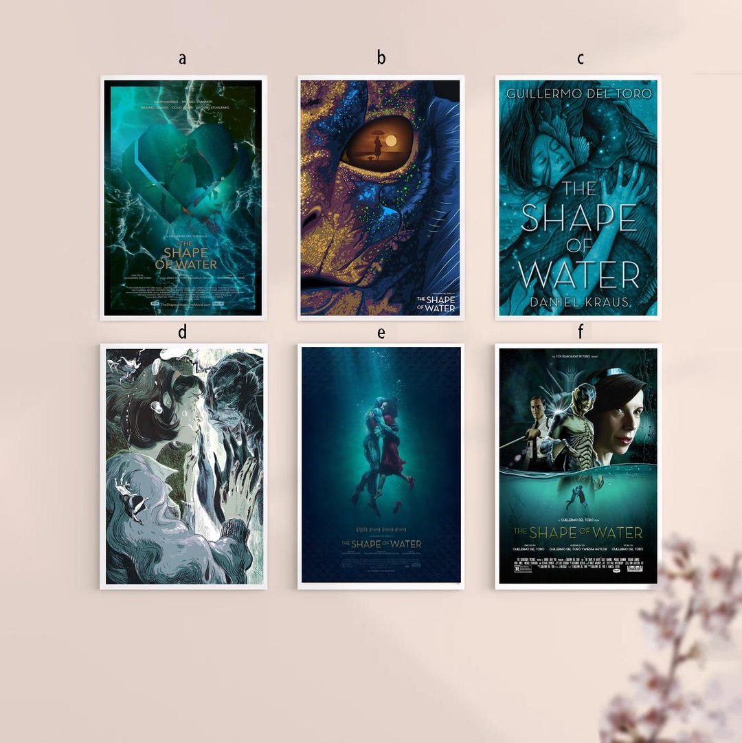 The Shape of Water 2017 Movie Classic Film Canvas Poster Unframe 8''x12 ...