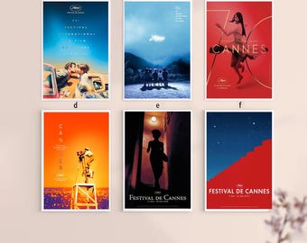 第75回カンヌ国際映画祭のオリジナル公式ポスター。 - Etsy 日本