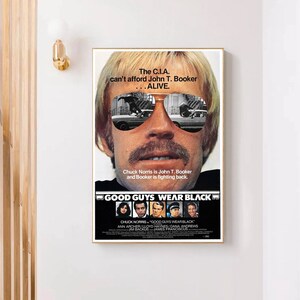 Good Guys Wear Black Classic Movie Leinwand Poster 8''x12'',12''x18'',14''x21'',40''x24'',20''x30'',24''x36''