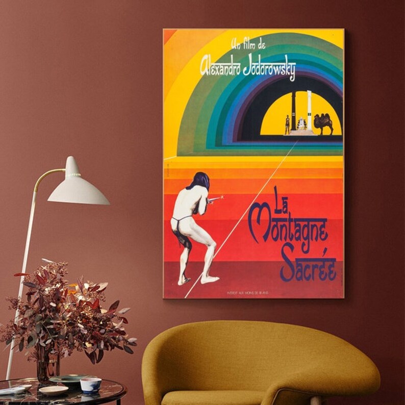 The Holy Mountain Movie Canvas Poster Unframe Etsy