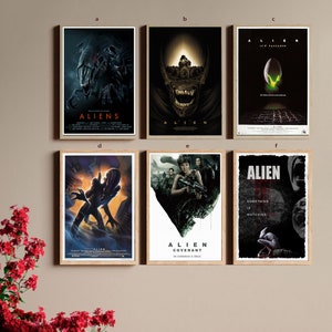 Aliens Classic Movie Canvas Poster UNFrame 8&#39;&#39;x12&#39;&#39;,12&#39;&#39;x18&#39;&#39;,14&#39;&#39;x21&#39;&#39;,16&#39;&#39;x24&#39;&#39;,20&#39;&#39;x30&#39;&#39;,24&#39;&#39;x36&#39;&#39;