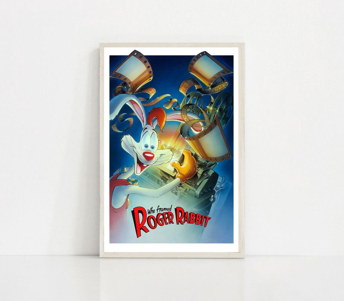 Who Framed Roger Rabbit 1988 Movie Classic Film Canvas Poster Unframe 8 ...