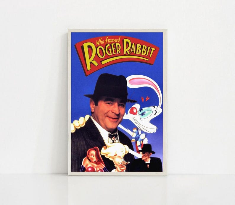 Who Framed Roger Rabbit 1988 Movie Classic Film Canvas Poster Unframe 8 ...