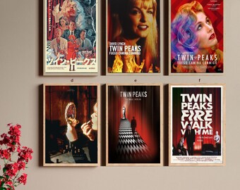 Twin Peaks Fire Walk With Me Movie Canvas Poster Unframe 8''x12