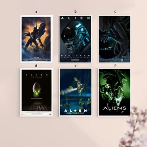Canvastavla med klassisk film från 1979, Aliens, utan ram, 8''x12'', 12''x18'', 14''x21'', 16''x24'', 20''x30'', 24''x36''