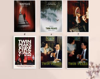 Twin Peaks Fire Walk with Me Movie Canvas Poster UNFrame 8''x12'',12''x18'',14''x21'',16''x24'',20''x30'',24''x36''